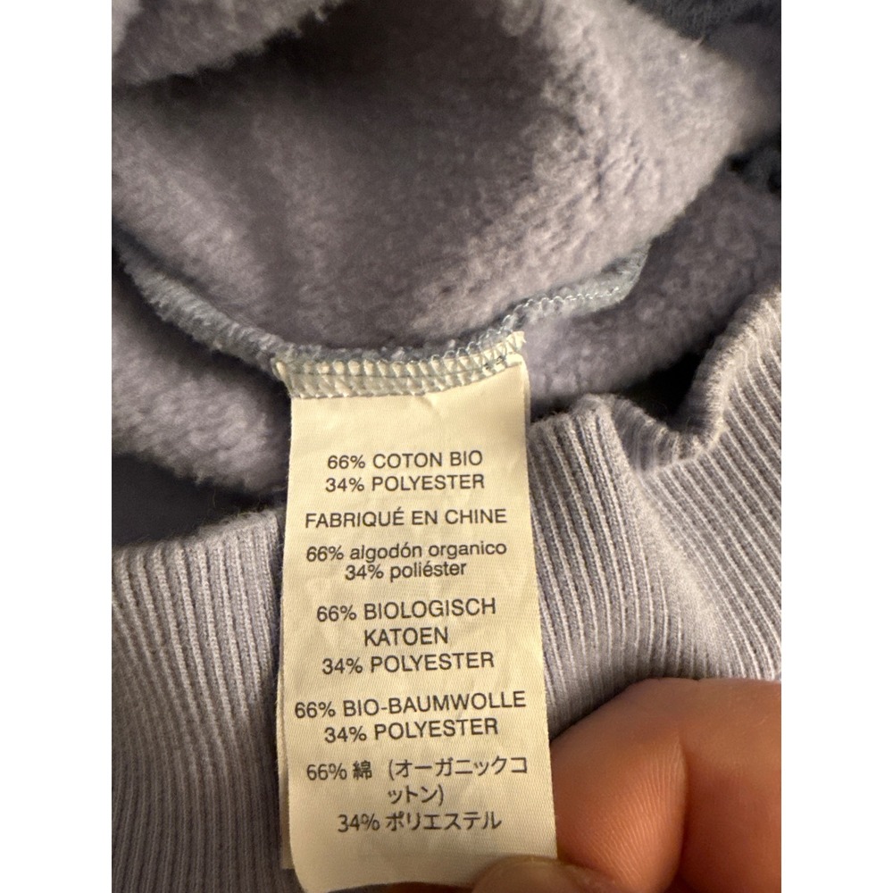 Vuori Restore Hoodie Womens XS Dusty Blue Organic Cotton Sweatshirt VW2002 - Picture 5 of 5